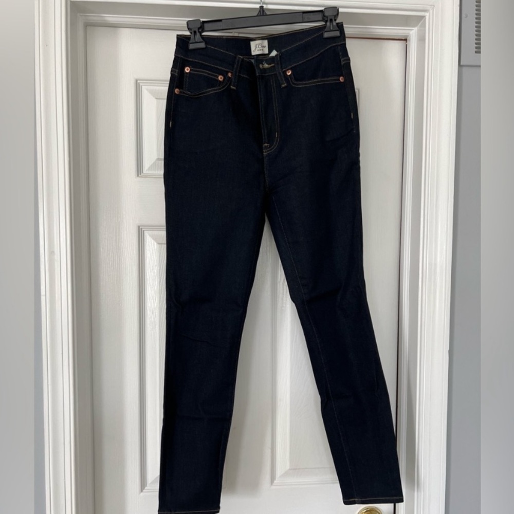 J. Crew 10” Highest toothpick ink wash skinny jeans Sz 27!! Like new!!!